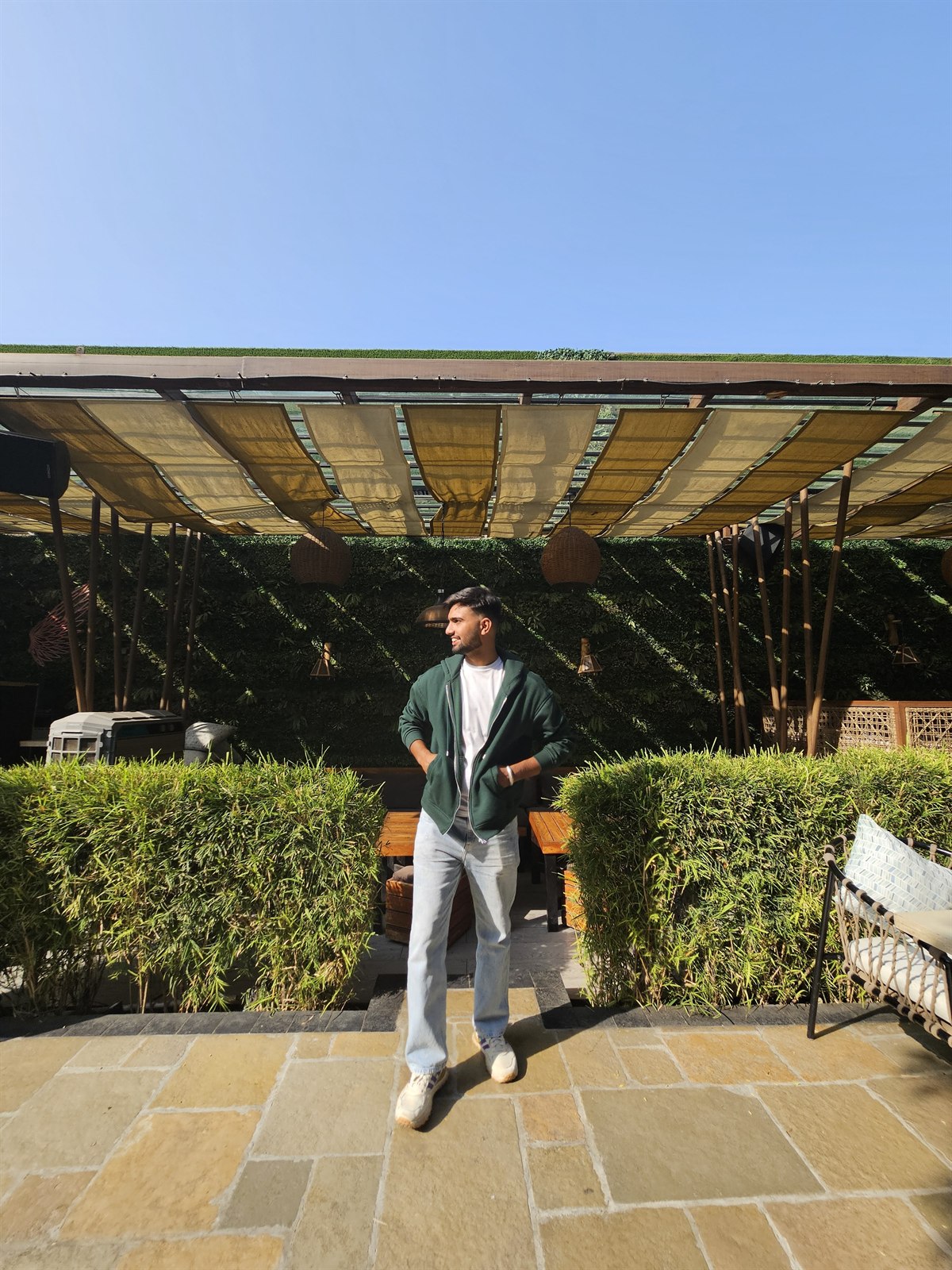 Casual outdoor portrait of Mudit Sharma